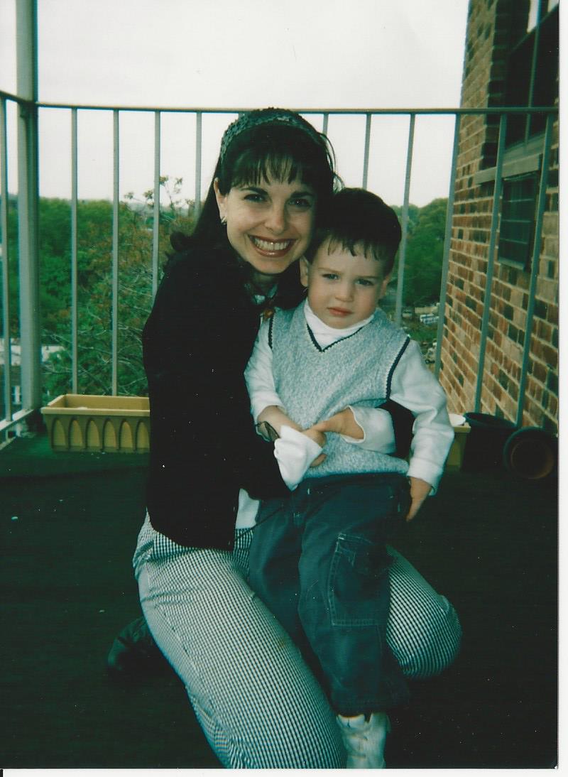Meg and little E arund 2004