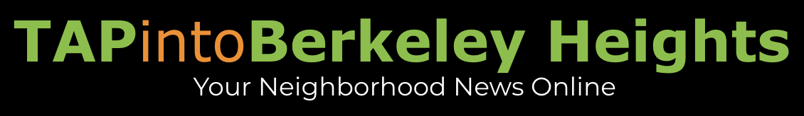 Logo for TAPinto Berkeley Heights with the tagline "Your Neighborhood News Online." The text, vibrant in orange and green on a black background, fosters community connection like social emotional learning activities bringing neighbors together.