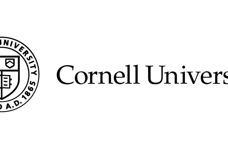 The Cornell University logo showcases its esteemed seal on the left, adorned with an open book, a torch, and the founding date, 1865. On the right, "Cornell University" is elegantly depicted. This emblem not only embodies knowledge but could also inspire an innovative social emotional learning curriculum.
