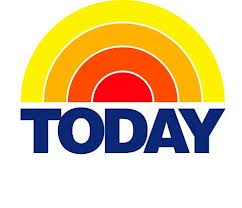 Logo for the "Today" show featuring a stylized sunrise with yellow, orange, and red semi-circles above the word "TODAY" in bold blue letters, symbolizing a bright start akin to social emotional learning curriculum promoting positivity and growth.